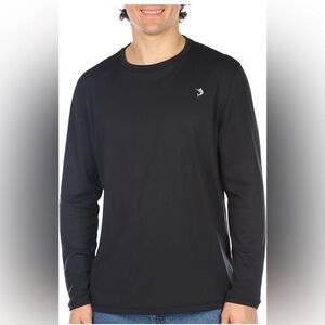 Reel Legends Freeline Long Sleeve Shirt, Black XL